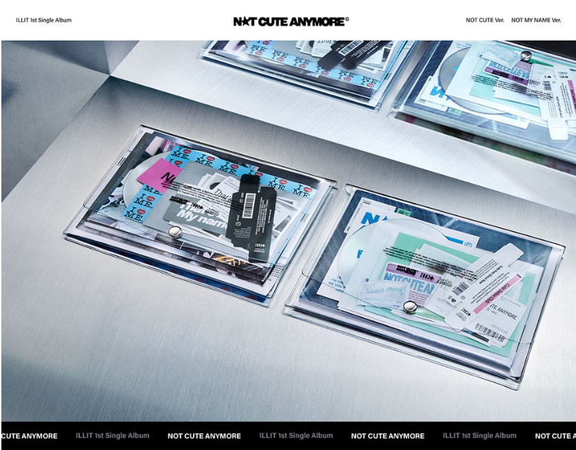 PRE-ORDER] ILLIT - [NOT CUTE ANYMORE] (NOT CUTE Ver. / NOT MY NAME