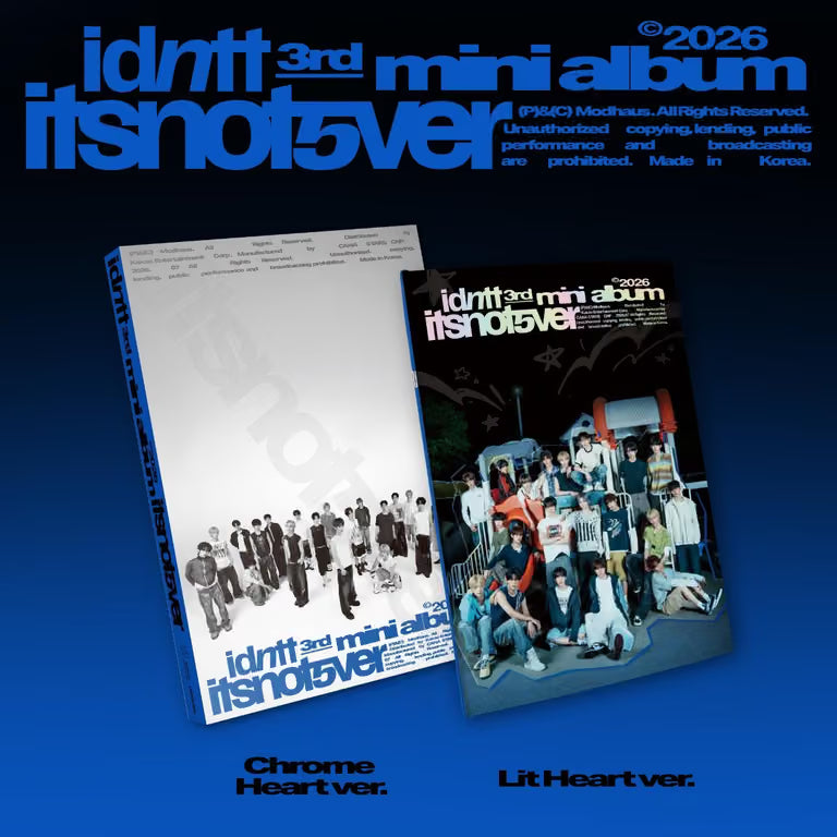 idntt - 3rd Mini Album - <itsnotover> (CD)