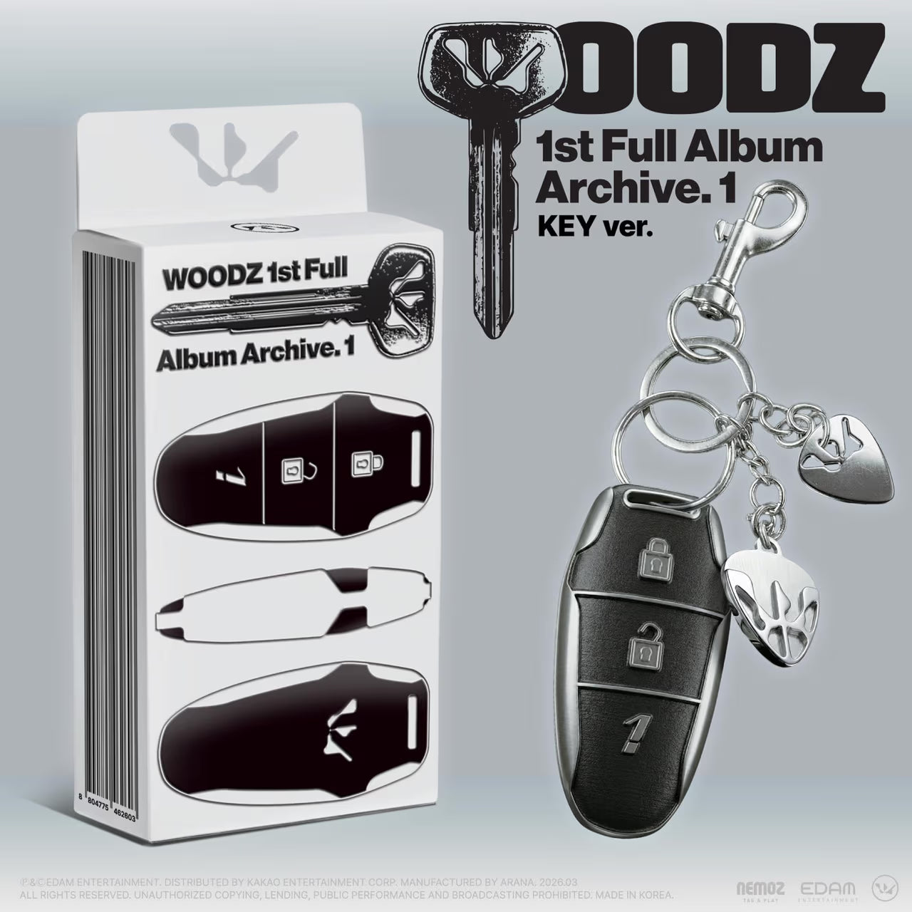 WOODZ - 1st Full Album [Archive. 1] (Key Ver.) (Limited Edition