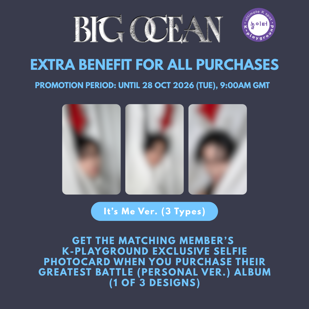 [FAN SIGN/LUCKY DRAW] [PRE-ORDER] Big Ocean 3rd Mini Album [THE GREATEST BATTLE] (Personal Ver.)