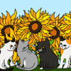 Myocat Market Postcard (Random)