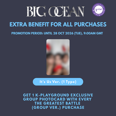 [FAN SIGN/LUCKY DRAW] [PRE-ORDER] Big Ocean - 3rd Mini Album [THE GREATEST BATTLE] (Group Ver.)