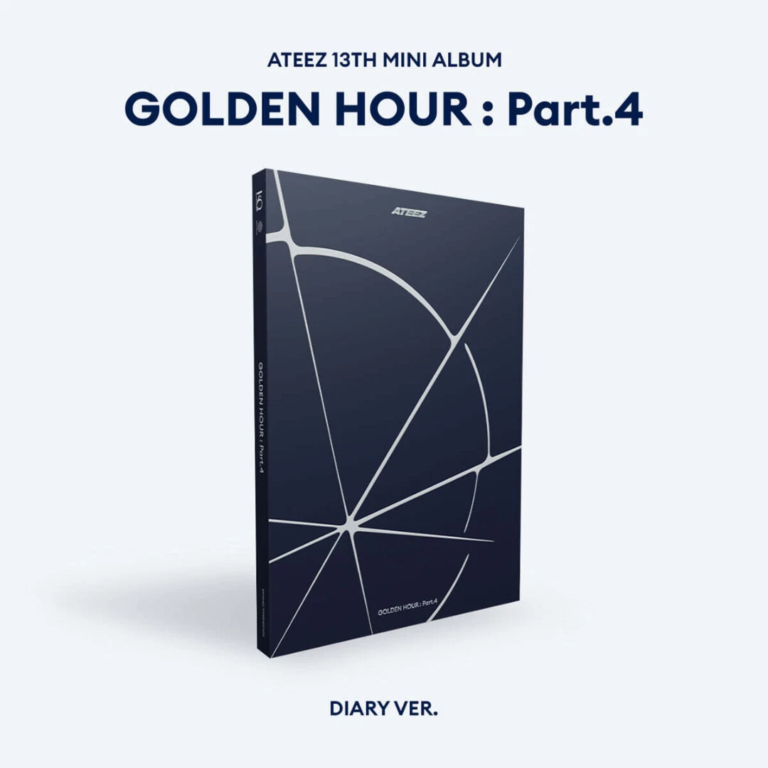 ATEEZ - 13TH MINI ALBUM - [GOLDEN HOUR : Part.4] (A/ DIARY/ Z Ver.)