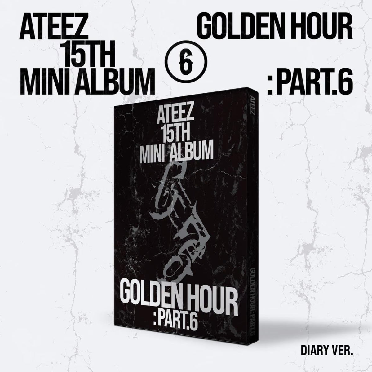 [PRE-ORDER] ATEEZ - 15TH MINI ALBUM [GOLDEN HOUR : Part.6] (A / Z / DIARY ver.)