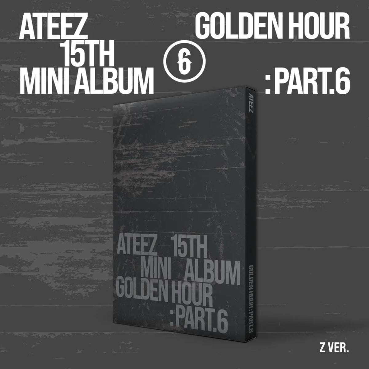 [PRE-ORDER] ATEEZ - 15TH MINI ALBUM [GOLDEN HOUR : Part.6] (A / Z / DIARY ver.)