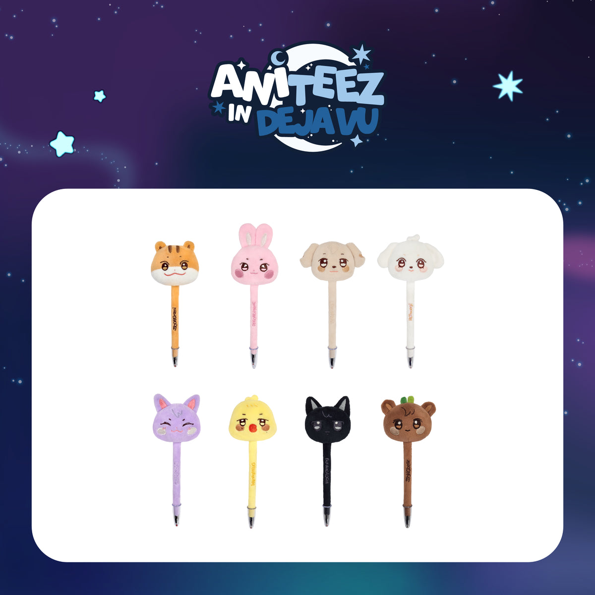 [PRE-ORDER] ATEEZ - [ATEEZ X ANITEEZ POP-UP [ANITEEZ IN DEJA VU] MD - PLUSH BALL PEN