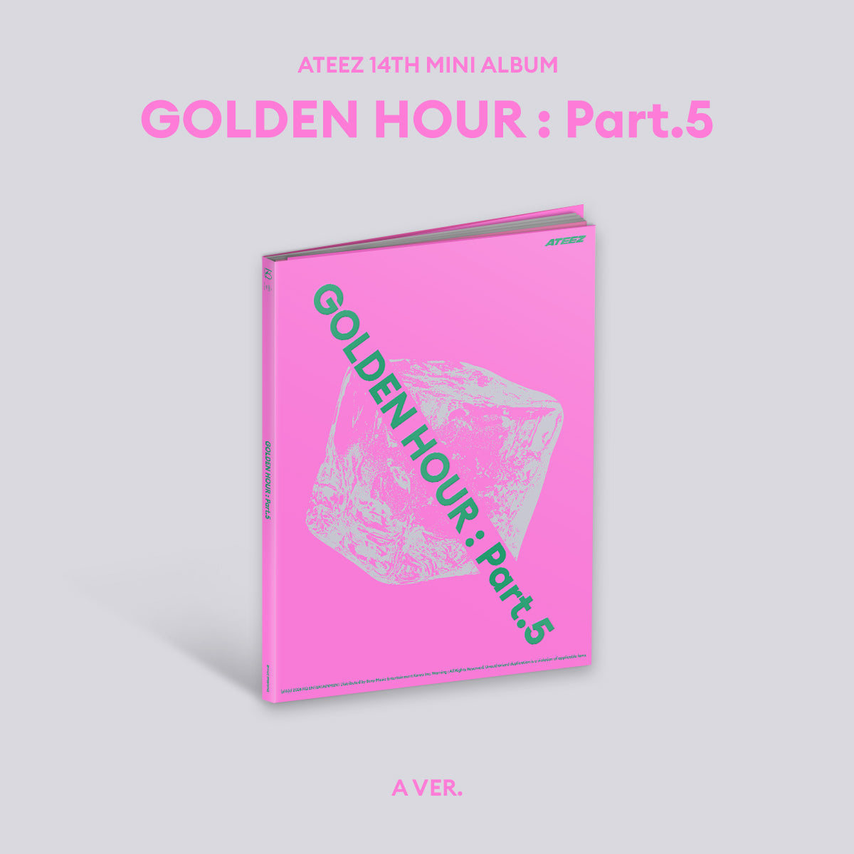 [PRE-ORDER] ATEEZ - 14TH MINI ALBUM - [GOLDEN HOUR : Part.5] (A/ DIARY/ Z Ver.)