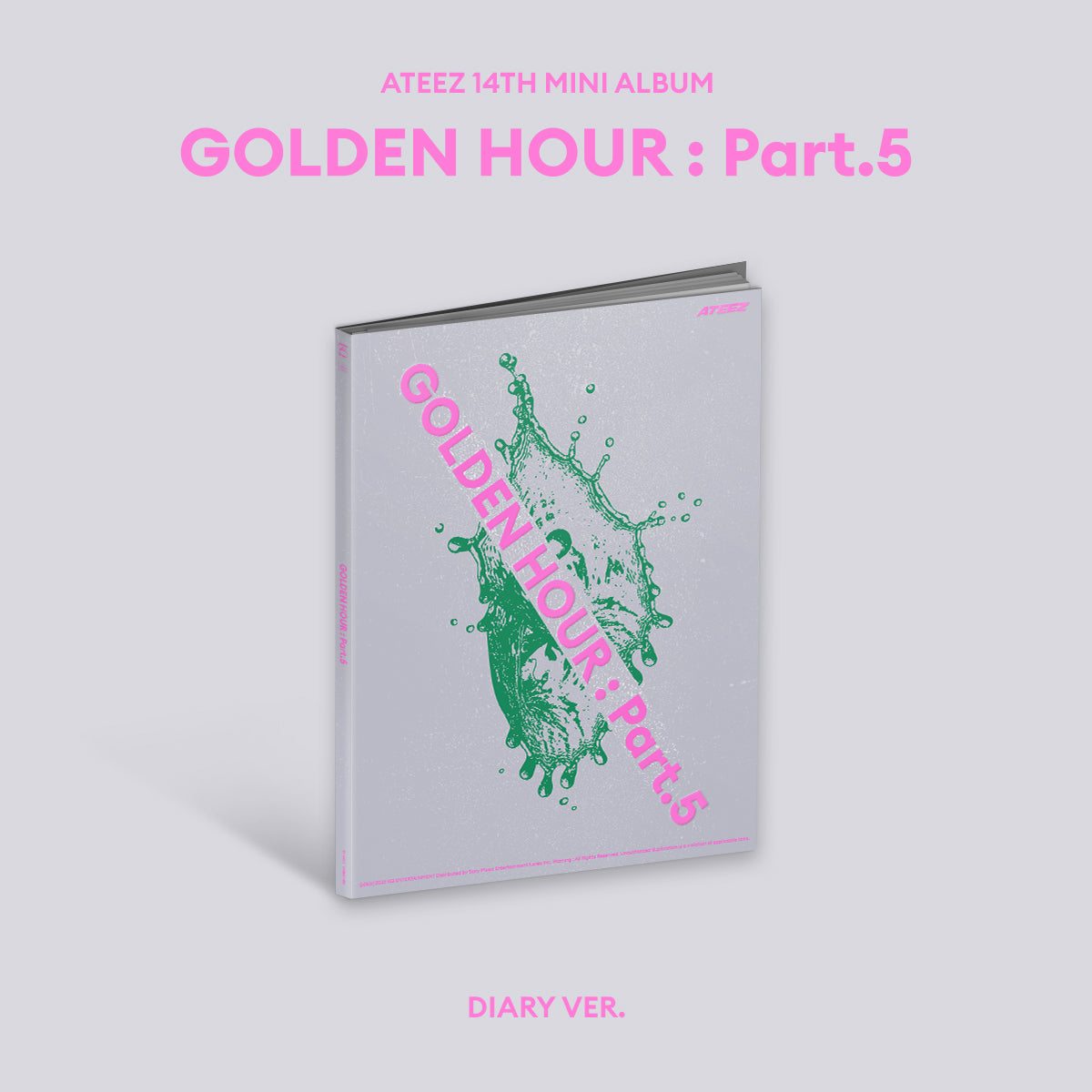 [PRE-ORDER] ATEEZ - 14TH MINI ALBUM - [GOLDEN HOUR : Part.5] (A/ DIARY/ Z Ver.)