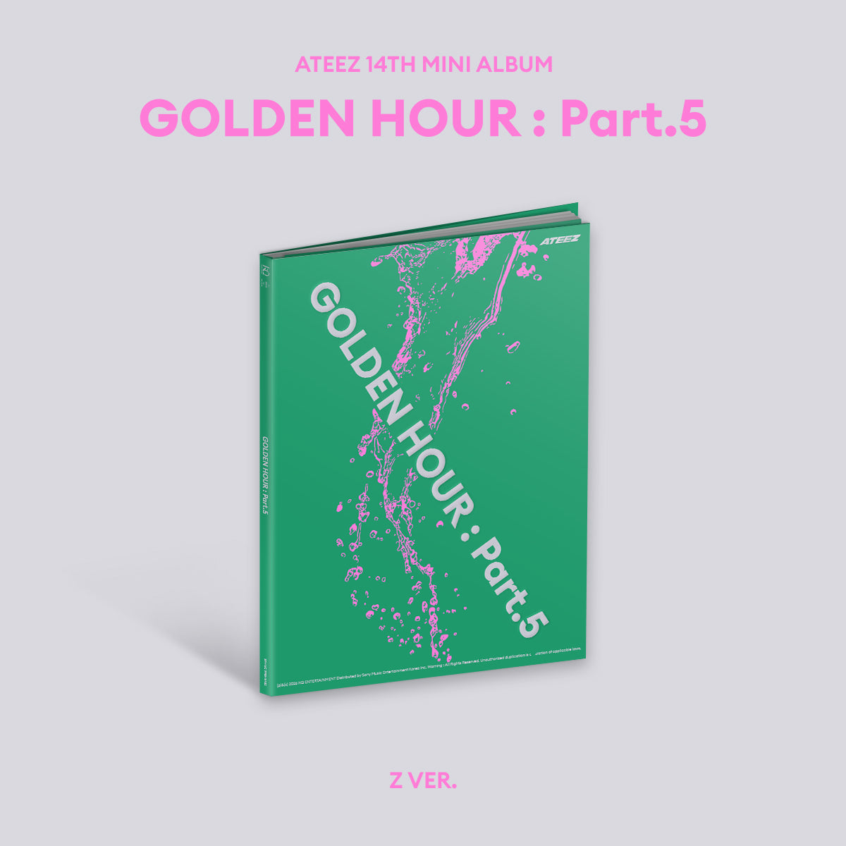 [PRE-ORDER] ATEEZ - 14TH MINI ALBUM - [GOLDEN HOUR : Part.5] (A/ DIARY/ Z Ver.)