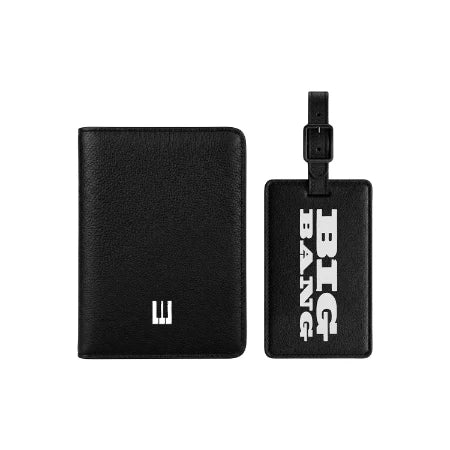 [NEW] BIGBANG WORLD TOUR OFFICIAL Merch - FLIGHT SET (Passport Cover + Name Tag)