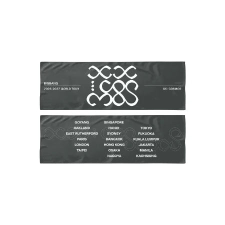 [NEW] BIGBANG WORLD TOUR OFFICIAL Merch - TOUR SLOGAN TOWEL