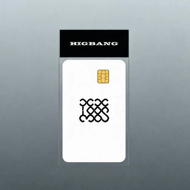 [PRE-ORDER] BIGBANG 20TH ANNIVERSARY MEDIA EXHIBITION - CARD COVER STICKER – WHITE (COSMOS)