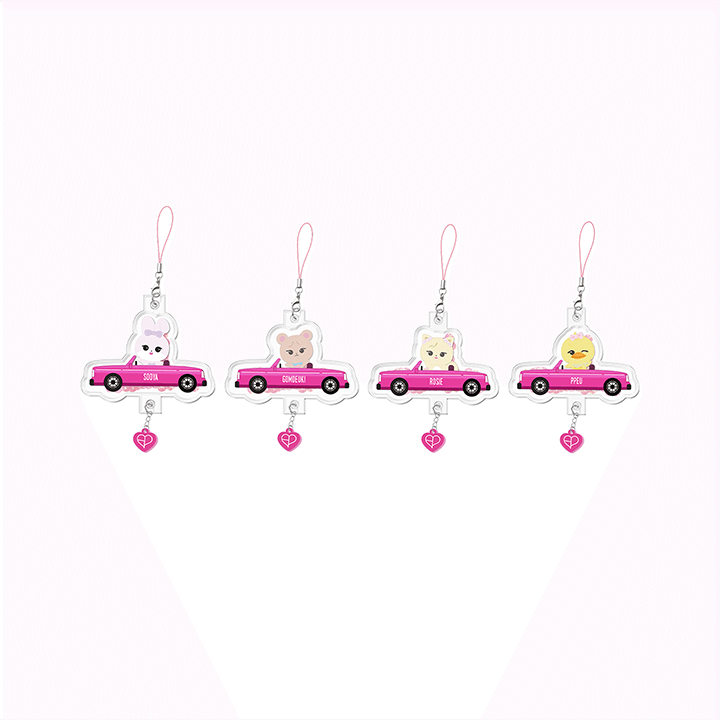 [BPPOPUP] BLACKPINK CHARACTER AIRTUBE KEYRING