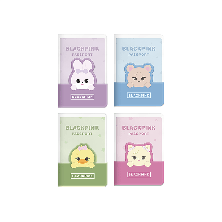 [BPPOPUP] BLACKPINK CHARACTER PASSPORT CUSTOM KIT