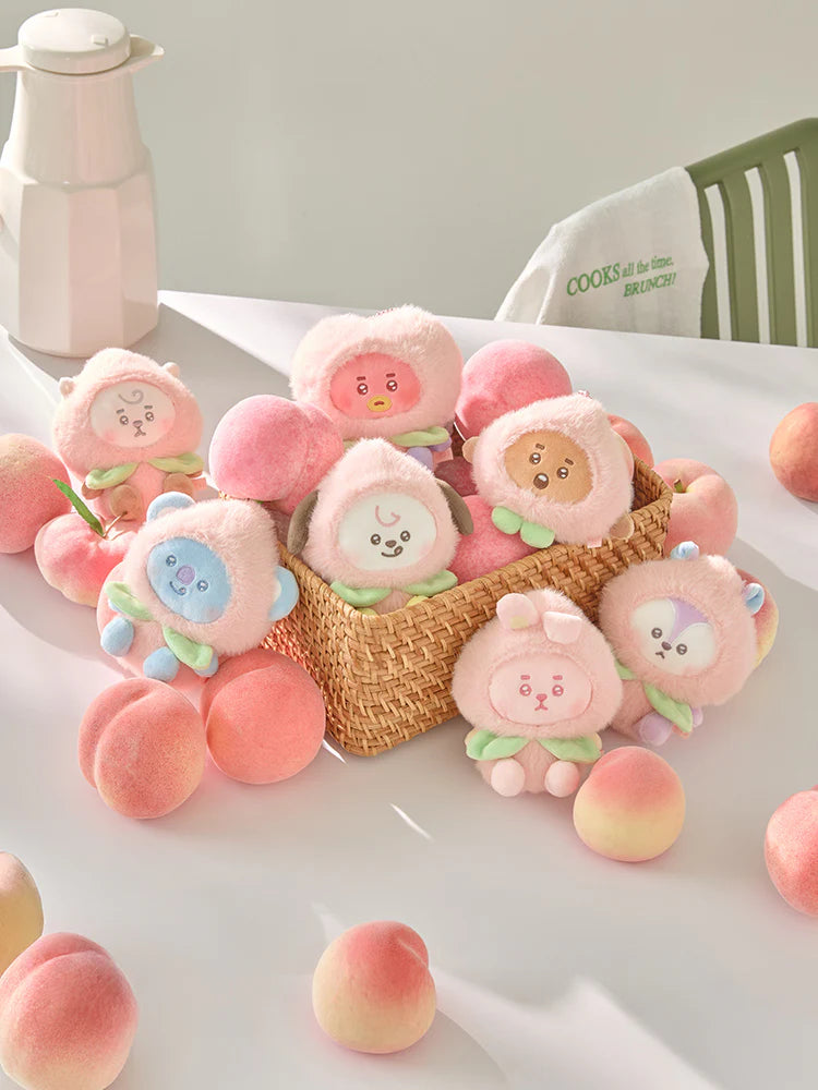 BTS - BT21 - PEACH Plush Keyring