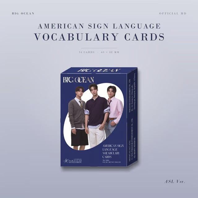 [FAN SIGN/LUCKY DRAW] [PRE-ORDER] Big Ocean - ASL Cards