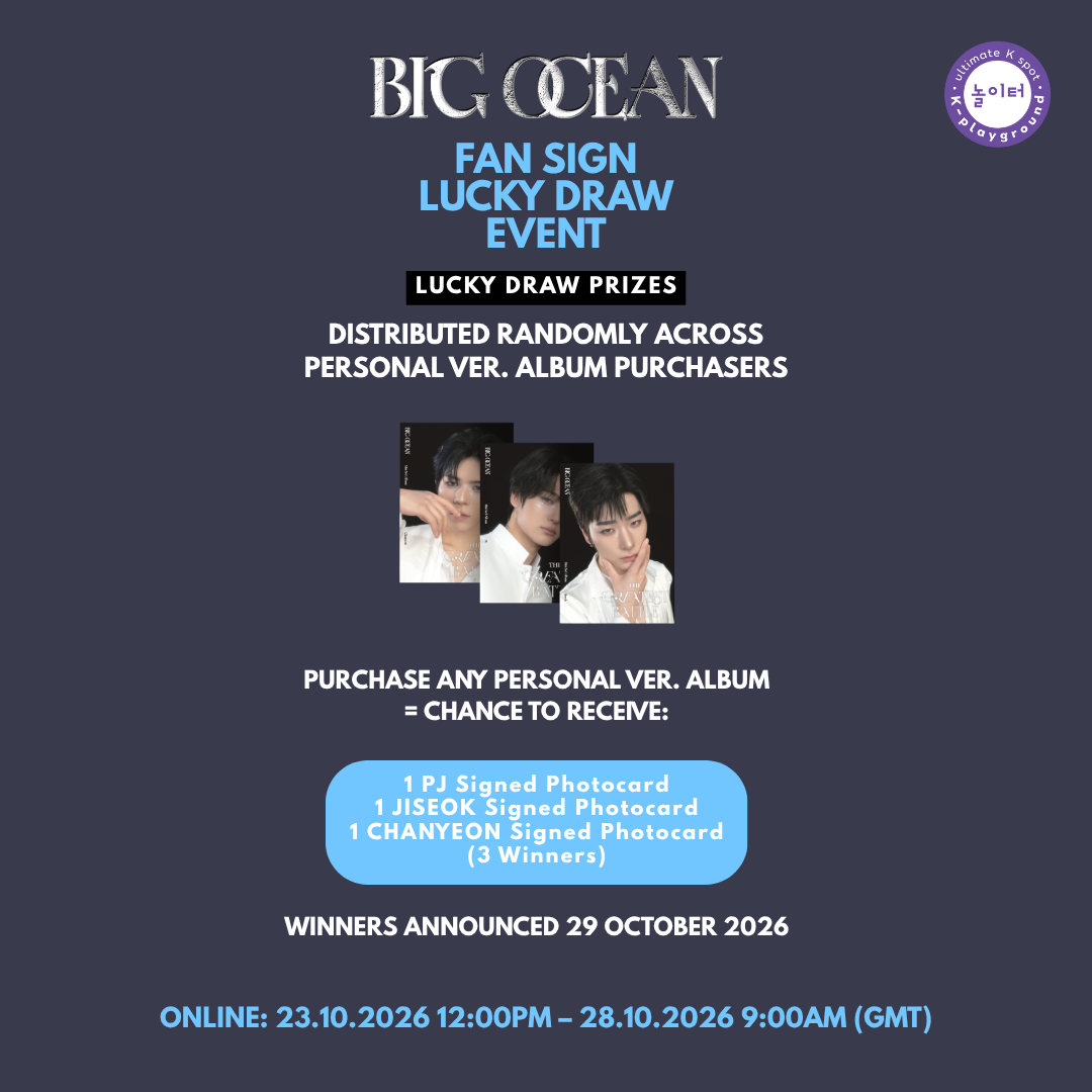[FAN SIGN/LUCKY DRAW] [PRE-ORDER] Big Ocean 3rd Mini Album [THE GREATEST BATTLE] (Personal Ver.)