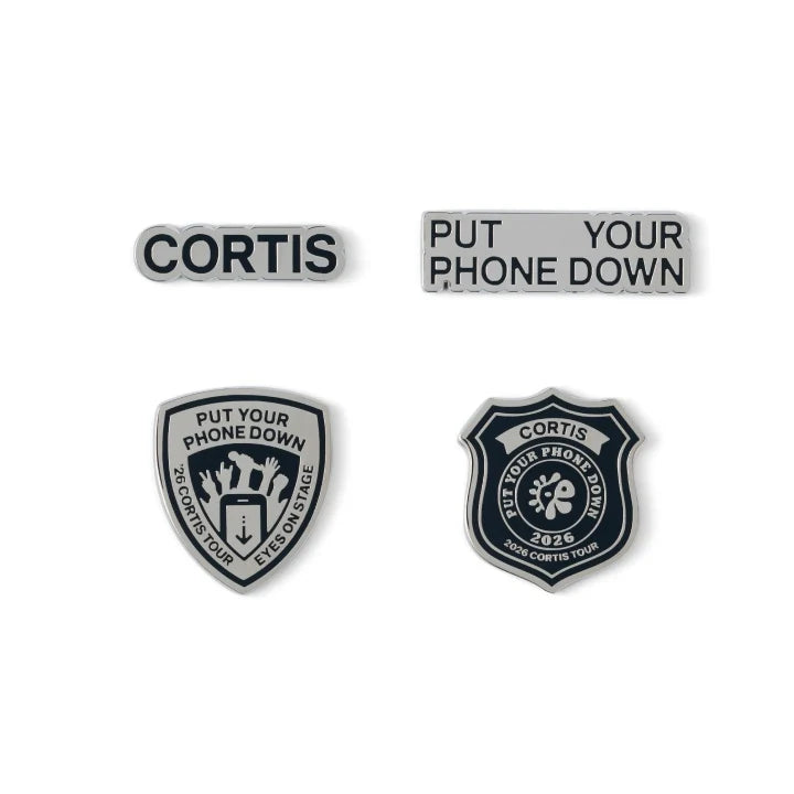 [NEW] CORTIS - PYPD Badge Set [2026 CORTIS TOUR PUT YOUR PHONE DOWN]