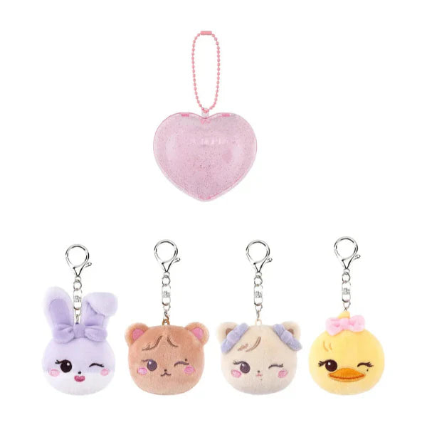 [DEADLINETOUR] BLACKPINK CHARACTER PLUSH FACE KEYRING + CASE