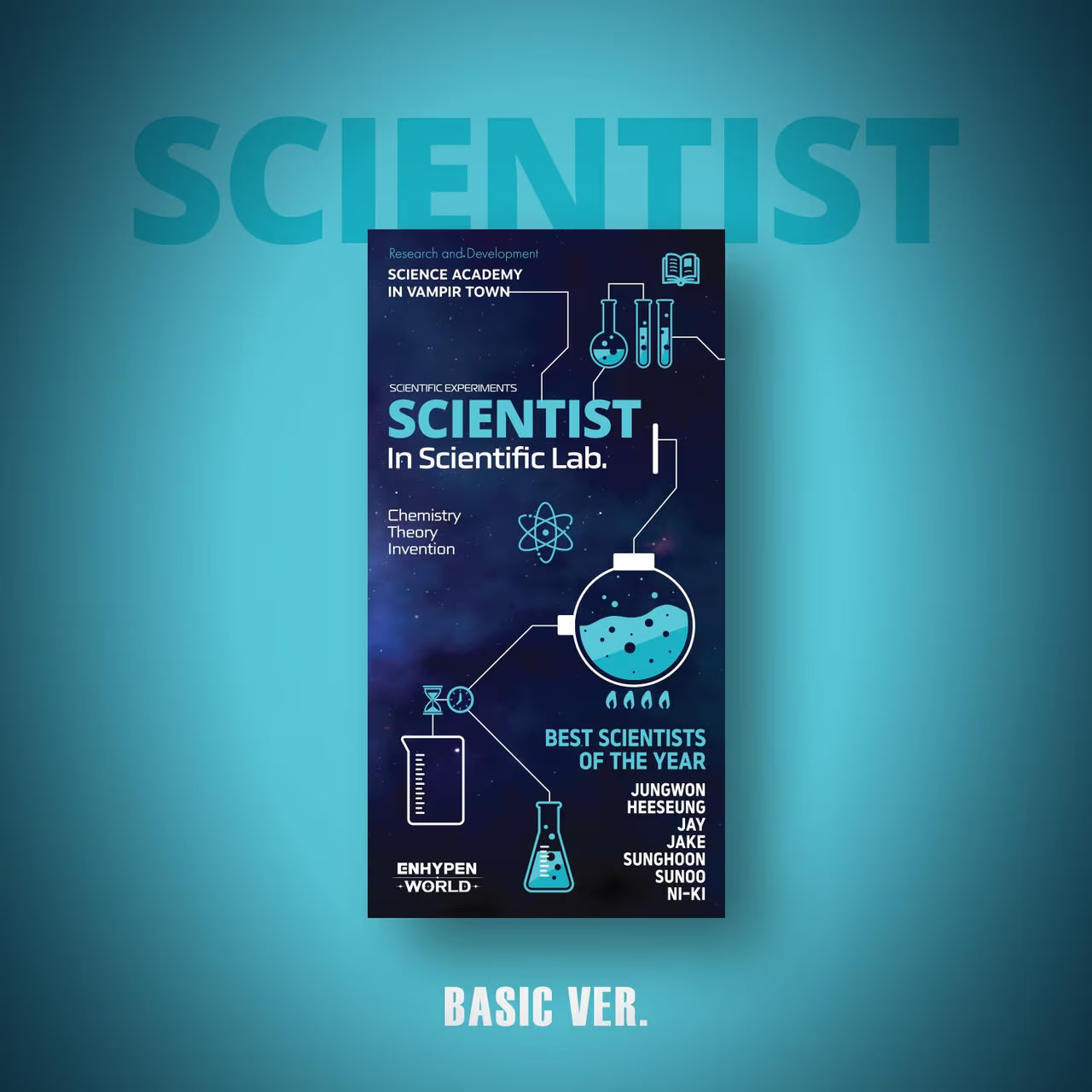ENHYPEN - [ENHYPEN WORLD COUPON CARD COLLECTION] - SCIENTIST BASIC ver.