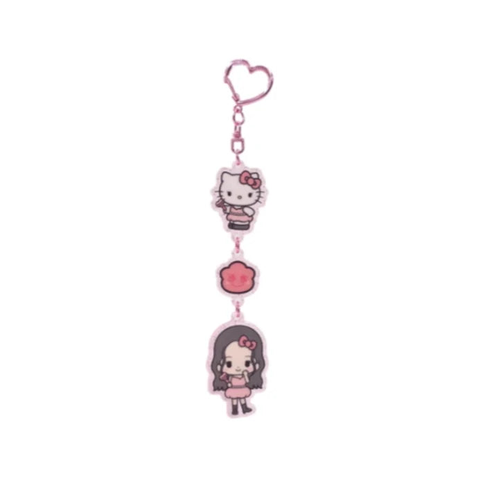 Hello Kitty X JISOO Collaboration Keychain - Acrylic