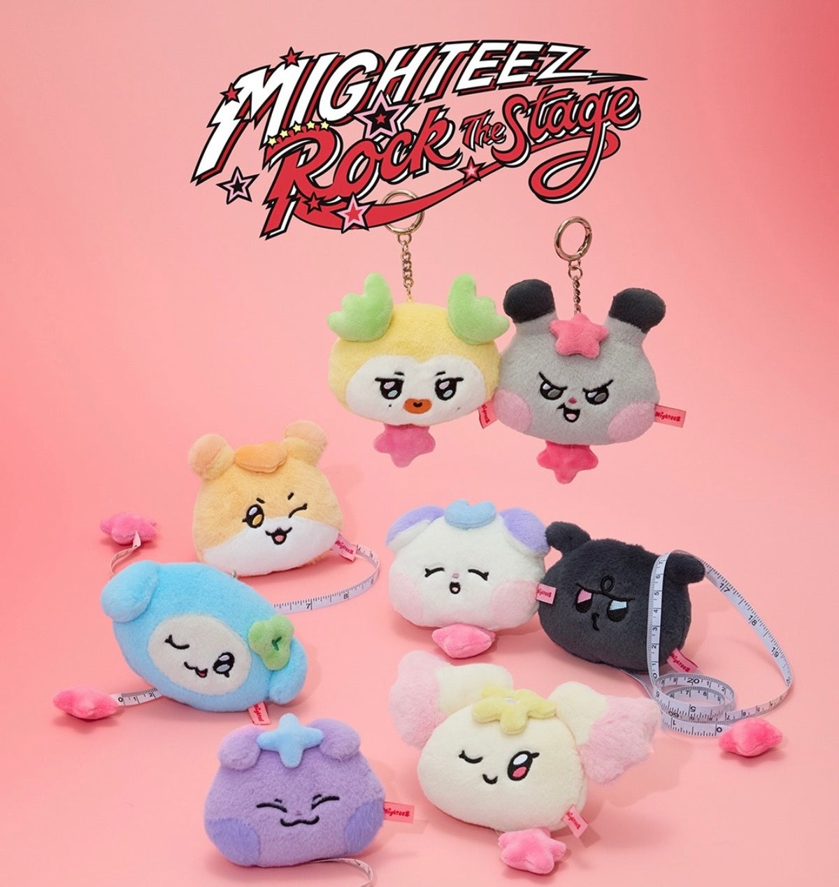 [PRE-ORDER] ATEEZ - [MIGHTEEZ ROCK THE STAGE] PLUSH TAPE MEASURE