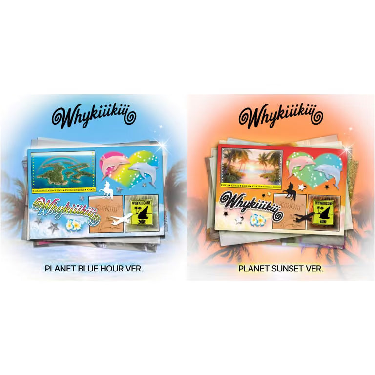[PRE-ORDER] KiiiKiii EP - [WhyKiiiKiii] (PLANET BLUE HOUR VER. / PLANET SUNSET VER.) (Limited Edition)