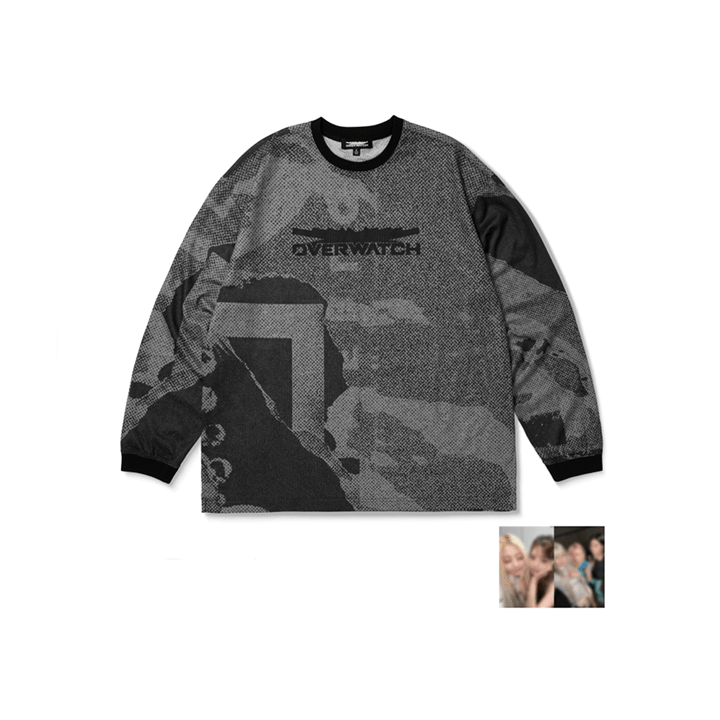 [PRE-ORDER] LE SSERAFIM MADE MY NIGHT - [LE SSERAFIM x OVERWATCH] Long Sleeve Jersey