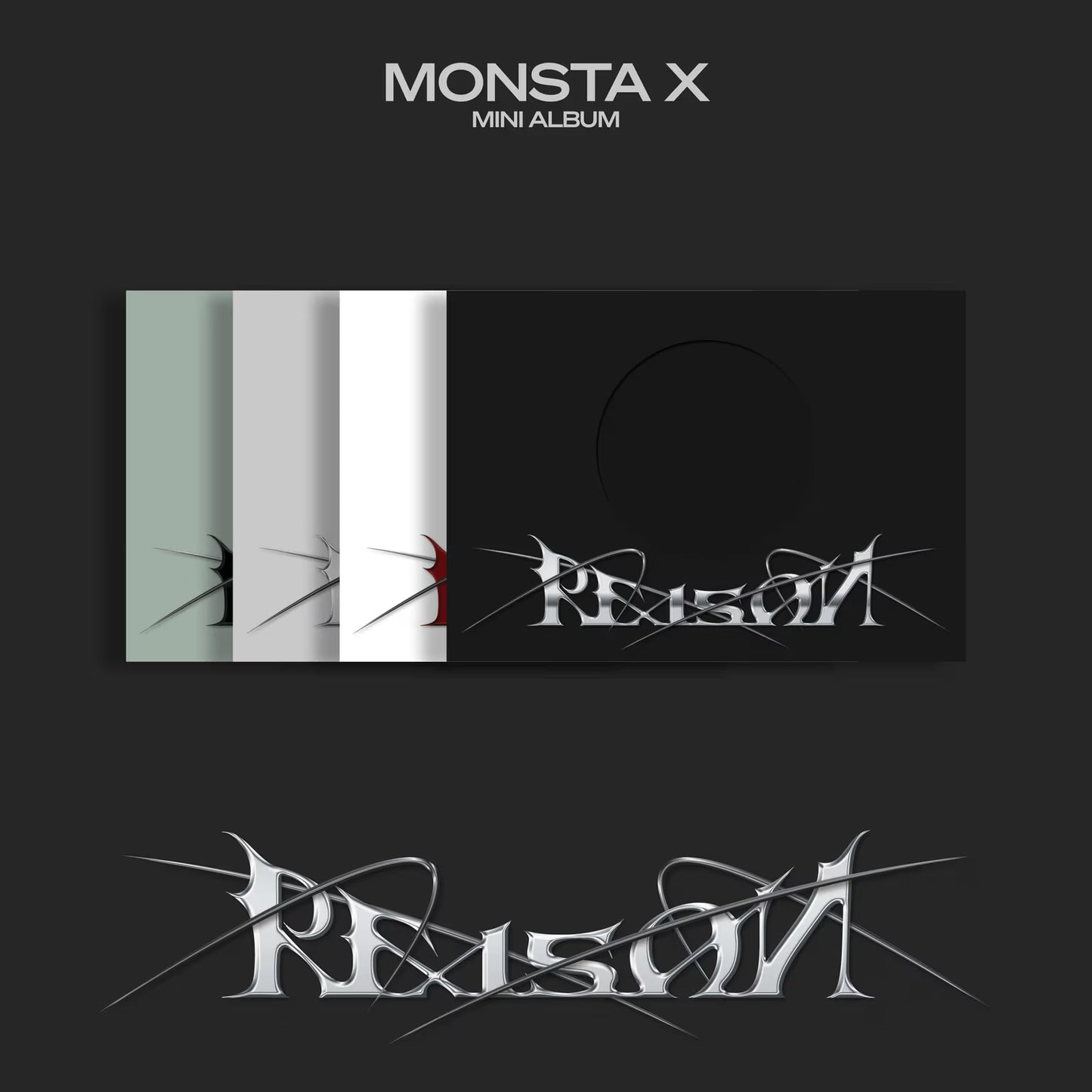 MONSTA X - 12th Mini Album - [REASON] (Ver. 1/2/3/4)