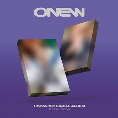[POB] [PRE-ORDER] ONEW 1ST SINGLE ALBUM ILLUSION[Chakgak] (IT IS ver. / IS IT? ver. )