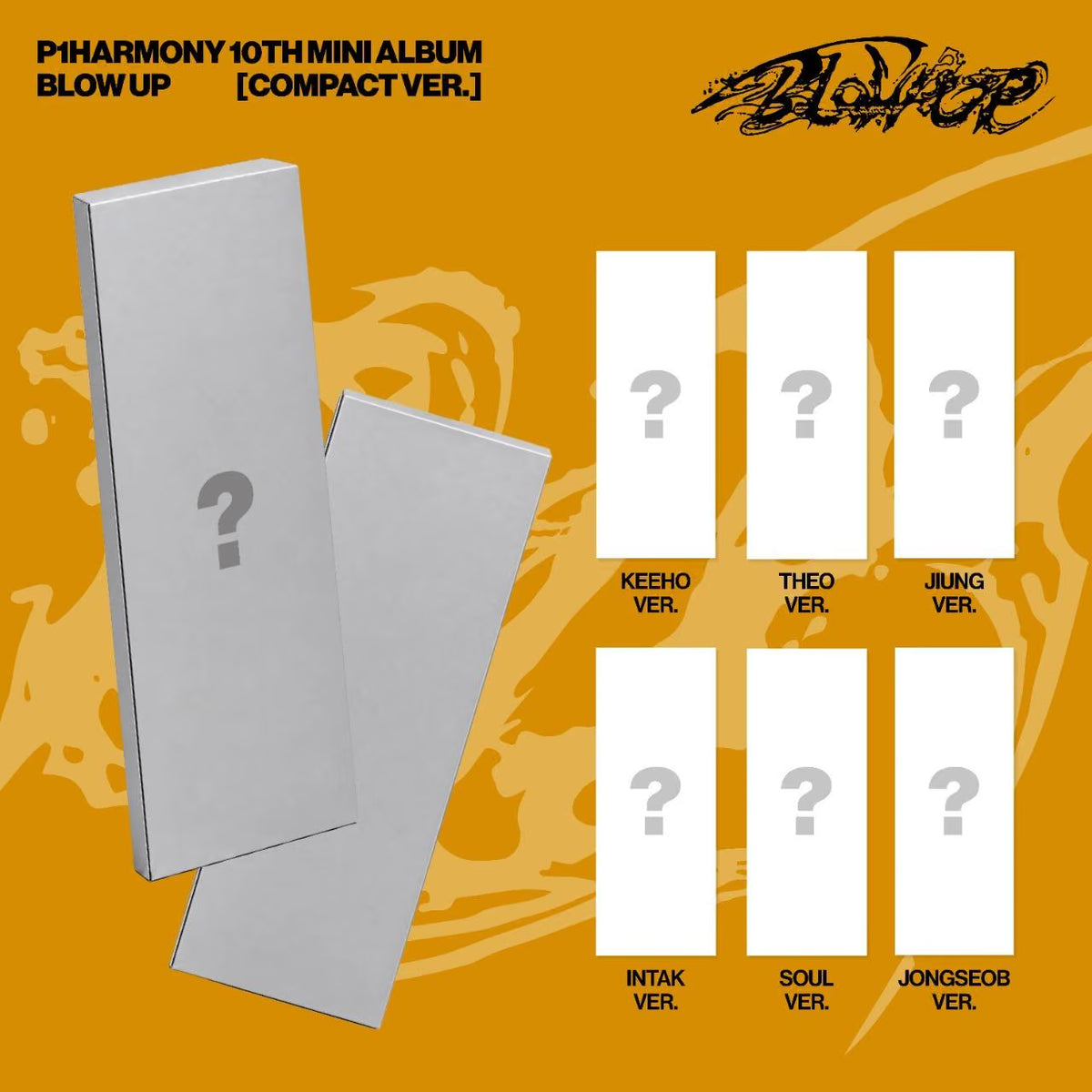 [PRE-ORDER] P1Harmony - 10th Mini Album [BLOW UP] (Compact Ver.) (Random)