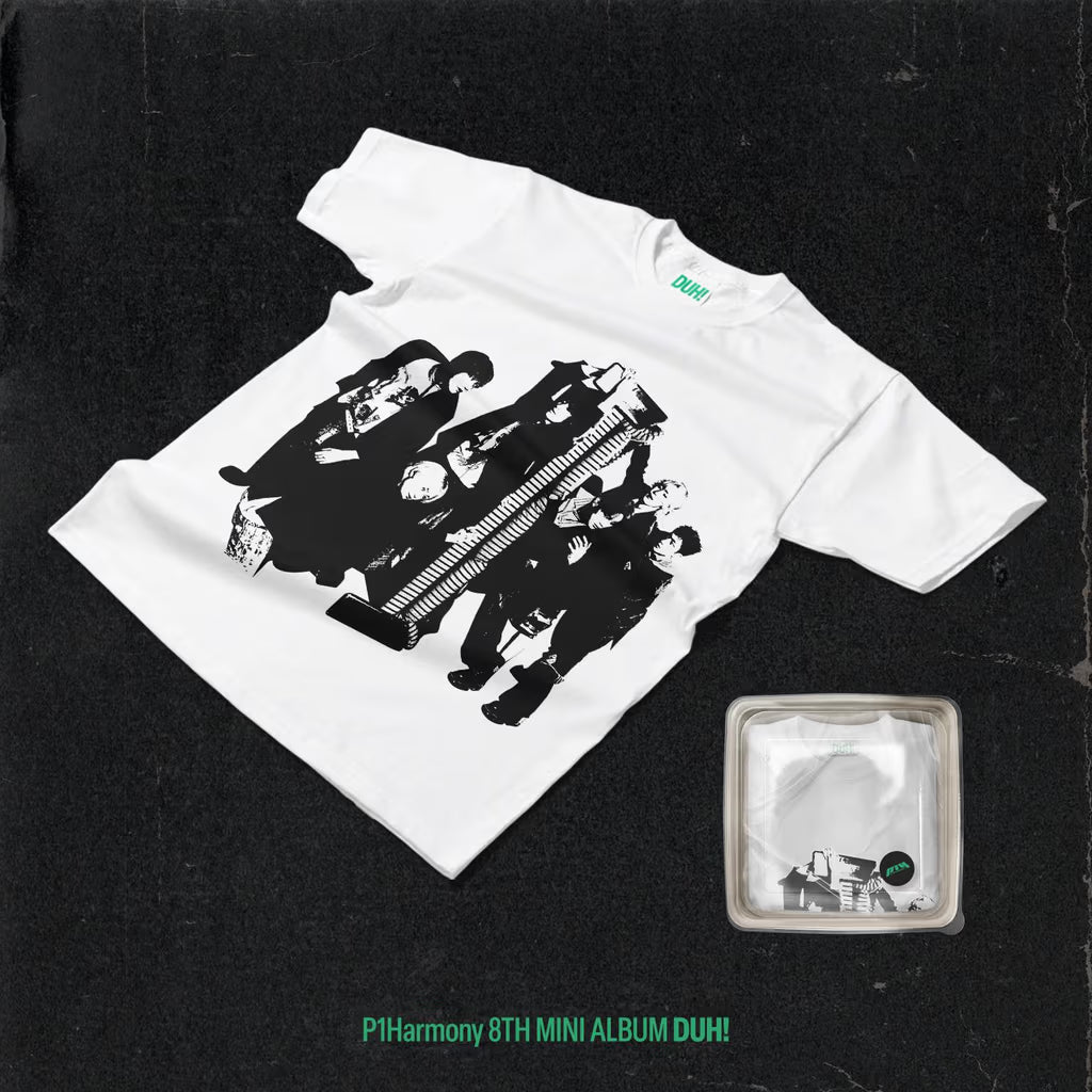 P1Harmony - 8th Mini Album - [DUH!] (Plain White T Ver.)