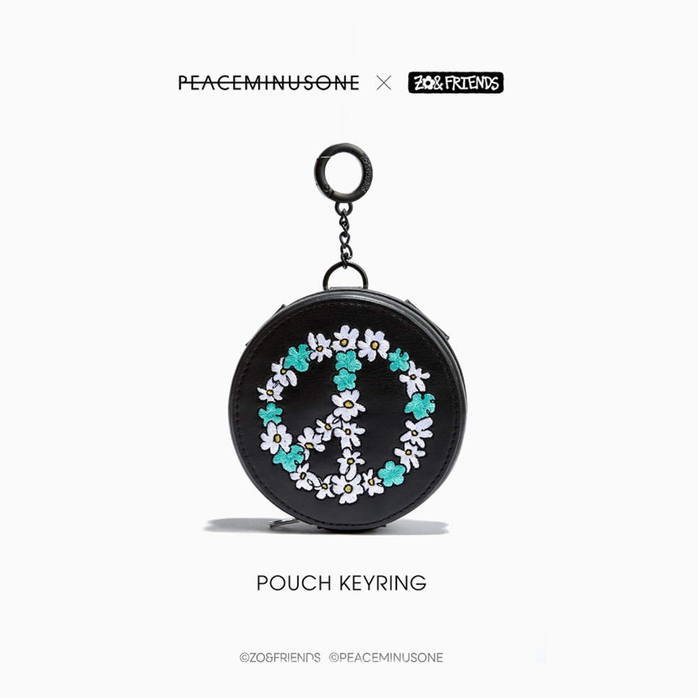 [PRE-ORDER] PEACEMINUSONE X ZOA POP-UP MD - POUCH KEYRING