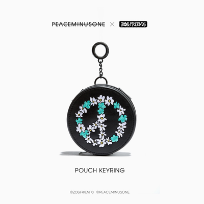 [PRE-ORDER] PEACEMINUSONE X ZOA POP-UP MD - POUCH KEYRING