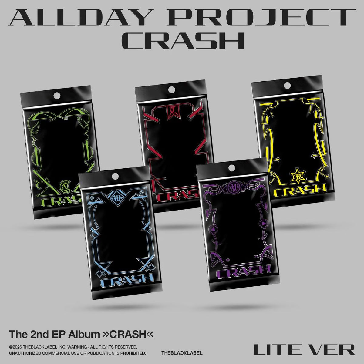 [POB] [PRE-ORDER] ALLDAY PROJECT – 2nd EP Album [CRASH] (LITE Ver.) (Random)