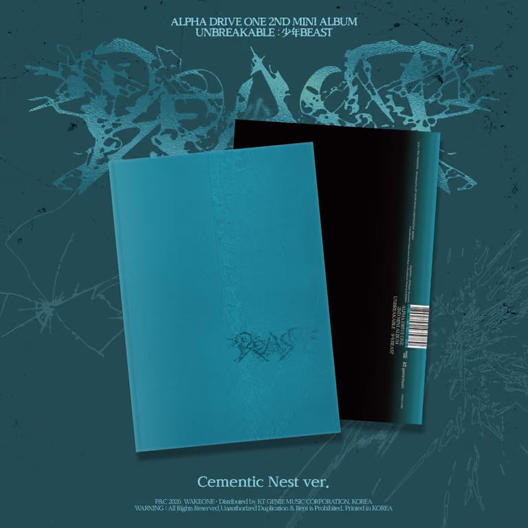 [POB] [PRE-ORDER] ALPHA DRIVE ONE - 2ND MINI ALBUM [UNBREAKABLE : 少年BEAST] (Cementic Nest Ver.)