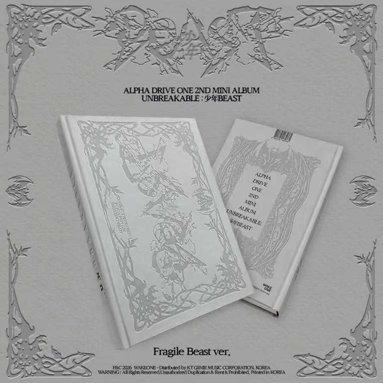 [POB] [PRE-ORDER] ALPHA DRIVE ONE - 2ND MINI ALBUM [UNBREAKABLE : 少年BEAST] (Fragile Beast Ver.)