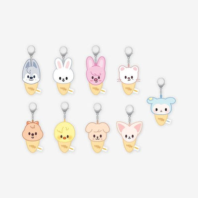 [PRE-ORDER] Stray Kids - THIS & THAT POP-UP Merch - PLUSH KEYRING (ICECREAM Ver.)