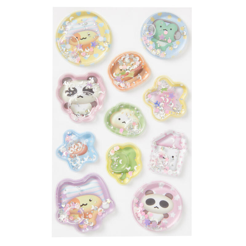 Panda & Mandu Water Sticker