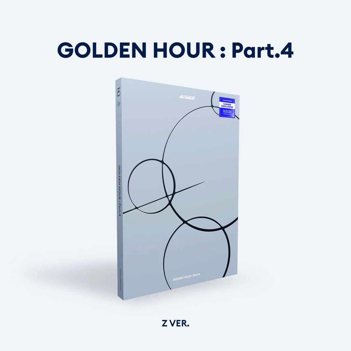 [PRE-ORDER] ATEEZ - 13TH MINI ALBUM - [GOLDEN HOUR : Part.4] (A/ DIARY/ Z Ver.)