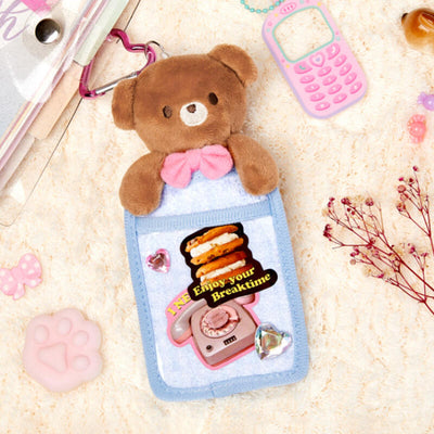 Plush Photocard Holder – Bear