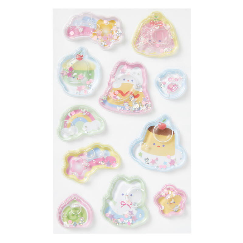 Pudding Water Sticker