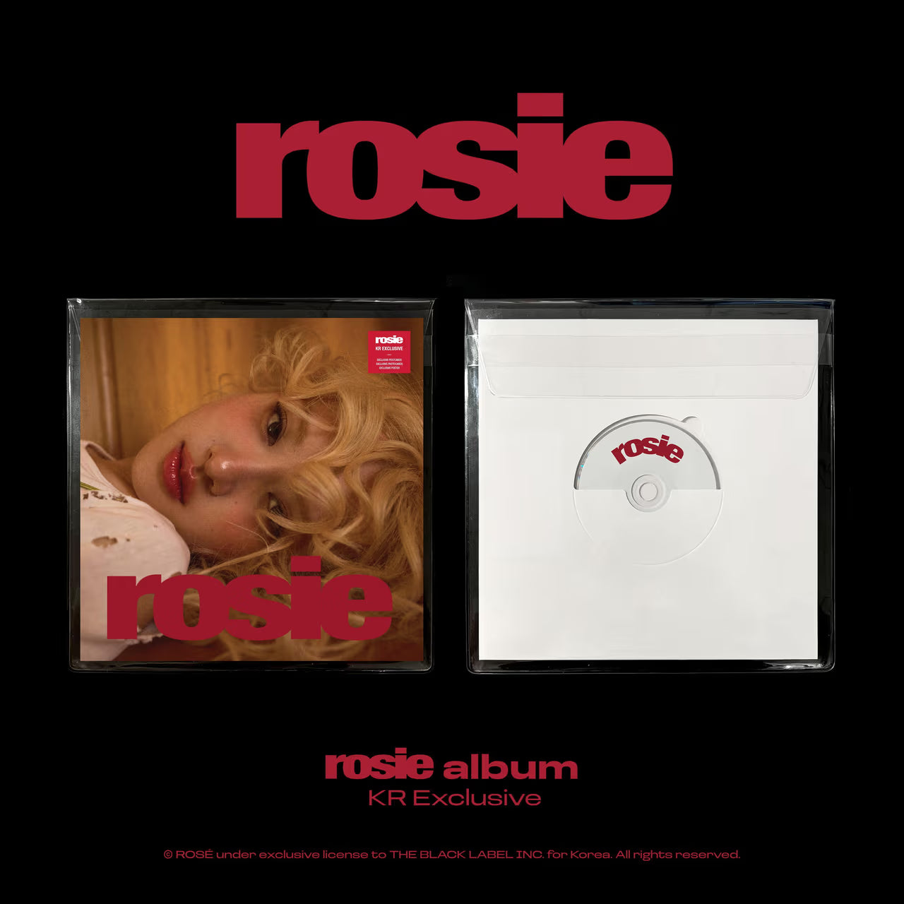 [NEW] ROSÉ - First Studio Album - ‘rosie’ (KR Exclusive)
