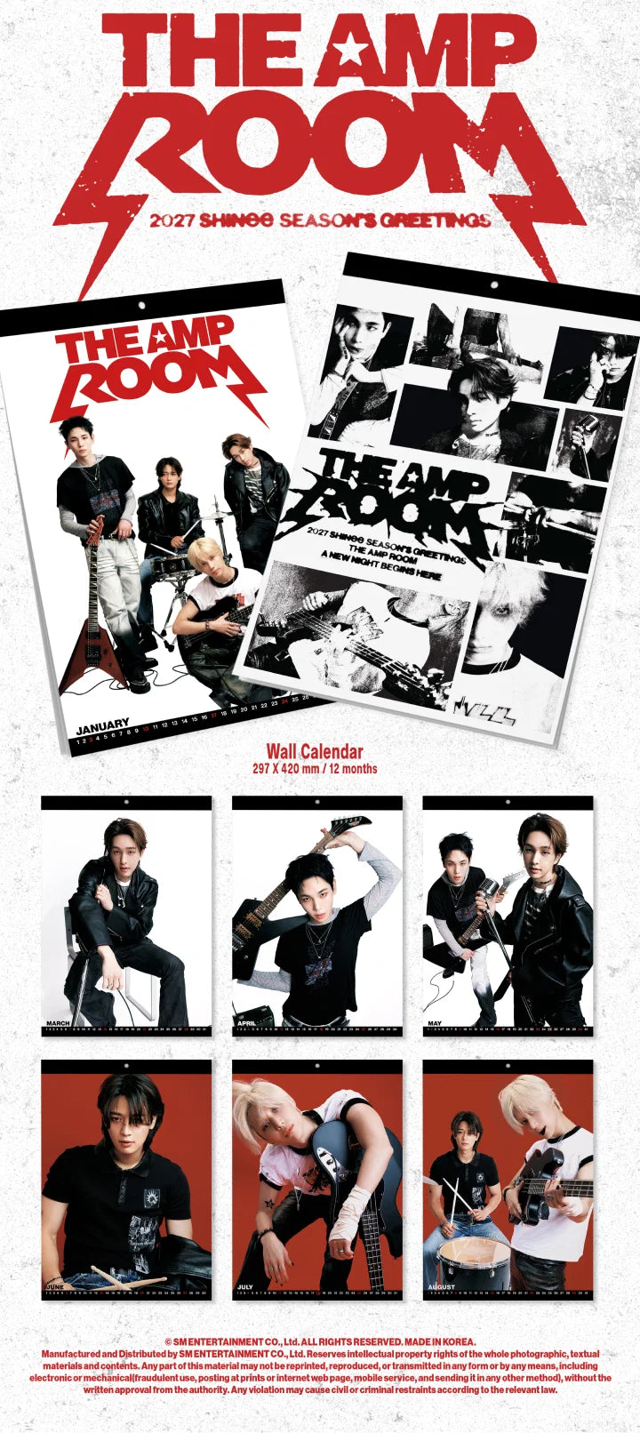 [PRE-ORDER] SHINee 2027 SEASON'S GREETINGS CALENDAR