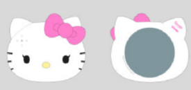 [HELLO KITTY X JISOO] Hand Mirror (hello kitty ver.)