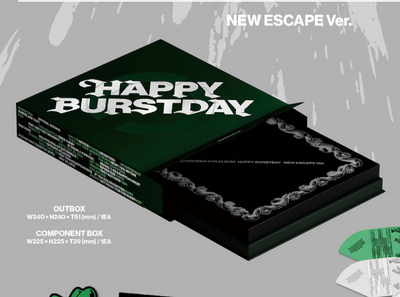 SEVENTEEN - 5th Full Album - [HAPPY BURSTDAY] (New Escape/ New Myself/ New Burstday Ver.)