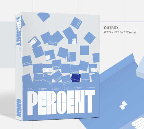 ONEW - 2nd Full Album - [PERCENT] (Photo Book ver.) (99%/ 1% Ver.)