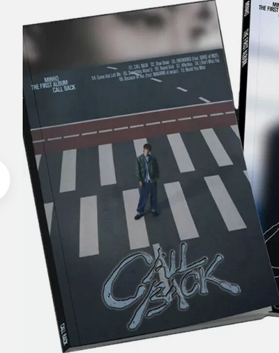 MINHO - 1st Full Album - [CALL BACK] (Photo book Ver.) (1/ 2 Ver.)