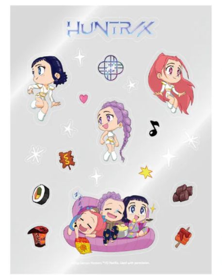 K-POP DEMON HUNTERS - Official Lightstick Deco Sticker Pack