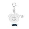 [PRE-ORDER] Stray Kids [dominATE : celebrATE] Official Merch - SKZOO FACE KEYRING SILVER Ver.